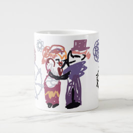 Alla hjärtans glädje jumbo mugg