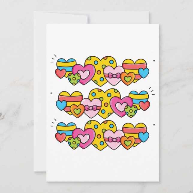 Alla hjärtans hjärtan inbjudningar (Framsida)