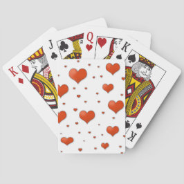 Alla hjärtans hjärtan mönster för kortdesign. casinokort