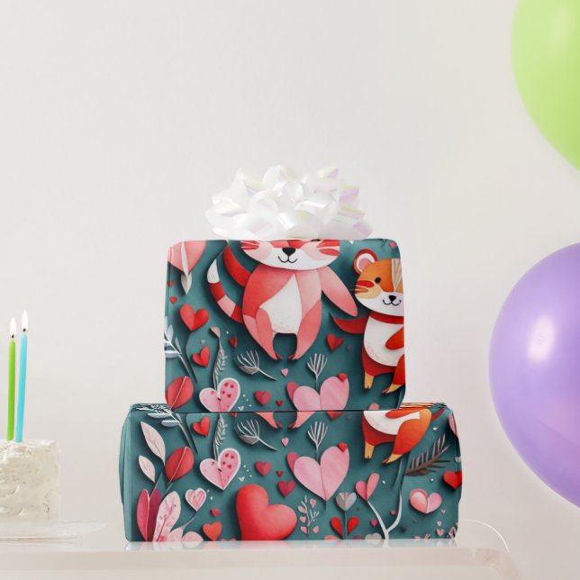 Alla hjärtans hjärtan Pappra Presentpapper (Festgåvor)
