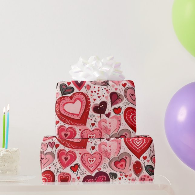 Alla hjärtans hjärtan Pappra Presentpapper (Festgåvor)