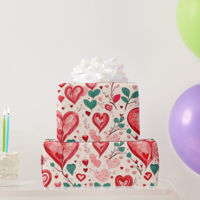 Alla hjärtans hjärtan Pappra Presentpapper (Festgåvor)