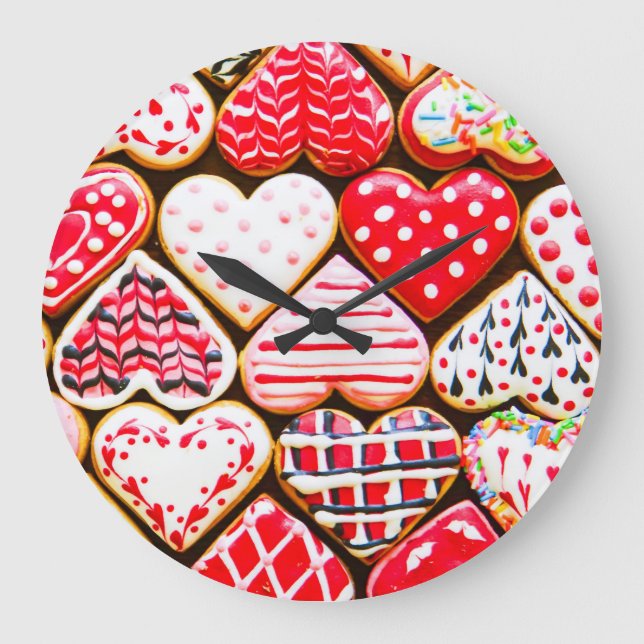 Alla hjärtans hjärtekakor: Homemade Kärlek. Stor Klocka (Framsida)