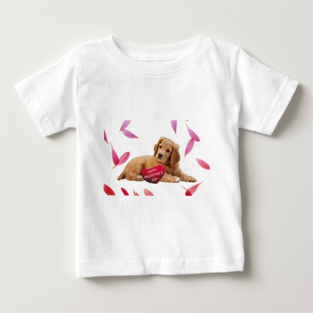 Alla hjärtans Hund Foto T Shirt (Framsida)