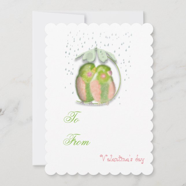 Alla hjärtans inbjudan till Kärlek. (Framsida)