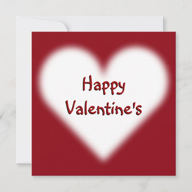 Alla hjärtans inbjudningar Personlig Kärlek-kort (Framsida)