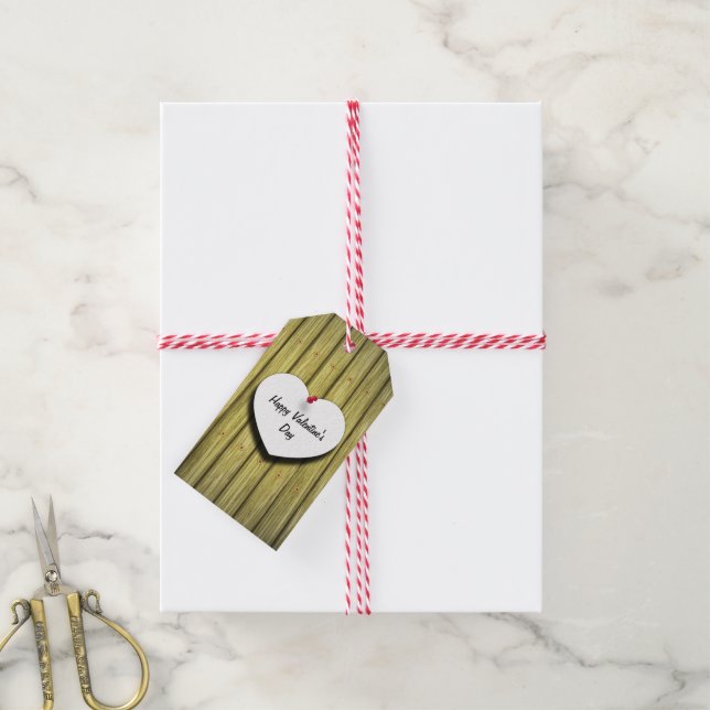 Alla hjärtans Kärlek-dag Presentetikett (Med Snöre)