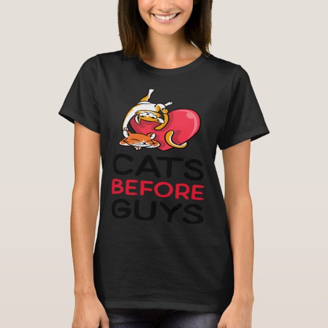 Alla hjärtans katt t shirt (Framsida)
