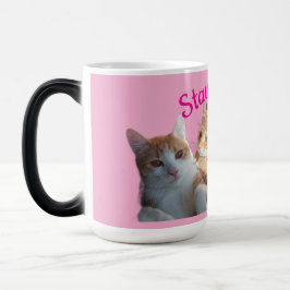 Alla hjärtans kattfoto magisk mugg