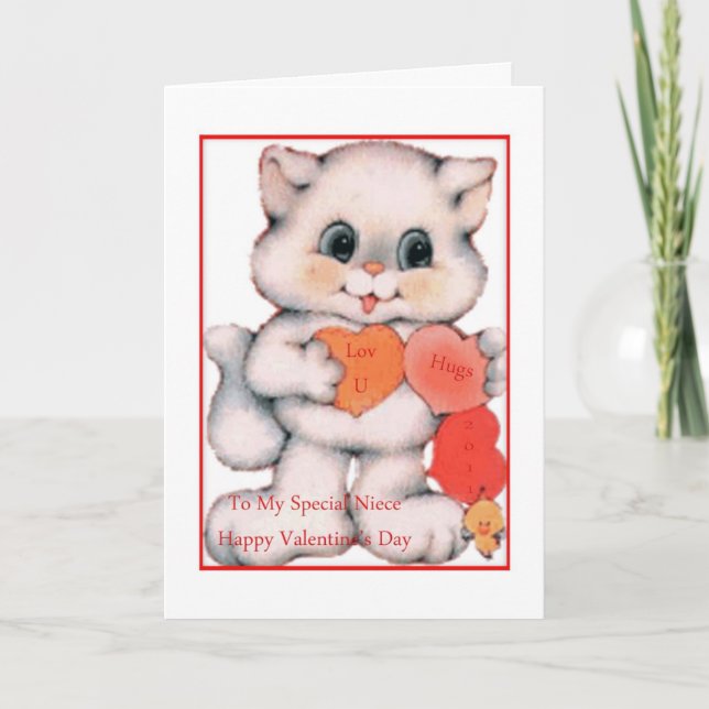 Alla hjärtans kort för systerdotter (Framsida)