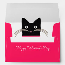 Alla hjärtans kuvert från katten.