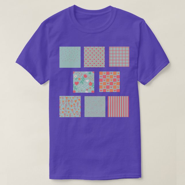 Alla hjärtans kvadrattröja t shirt (Design framsida)