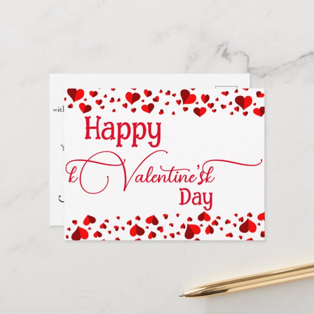 Alla hjärtans massage vykort (Fram/Back In Situ)