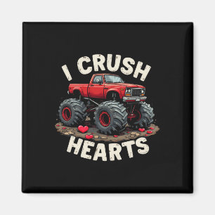 Alla hjärtans monstertruck jag krossar hjärtan små magnet