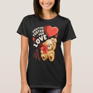Alla hjärtans nalle med hjärtballong t shirt