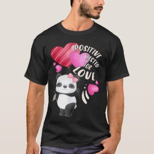Alla hjärtans panda-panda har hjärtan t shirt