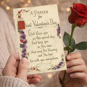 Alla hjärtans Religiösa Prayer-kort i Hälsning Visitkort