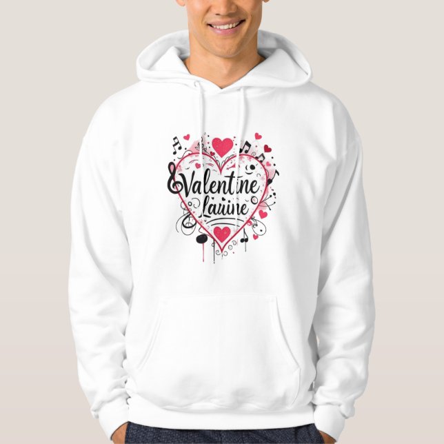 Alla hjärtans sergeant: En Heartfilt design för Kä Hoodie (Framsida)