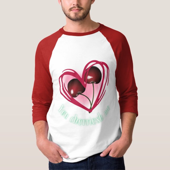 Alla hjärtans skjorta t shirt (Framsida)