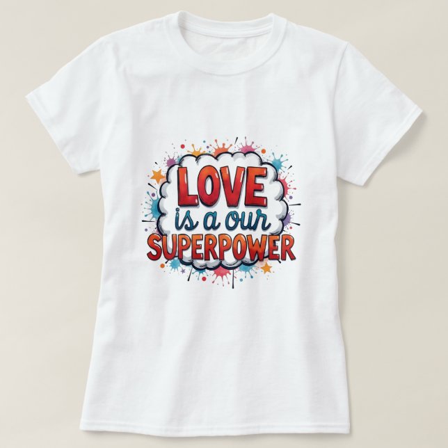 Alla hjärtans T-shirt (Design framsida)