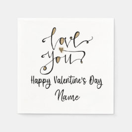 Alla hjärtans till golfer med kärlek.. pappersservett