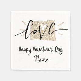 Alla hjärtans till golfer med kärlek.. pappersservett