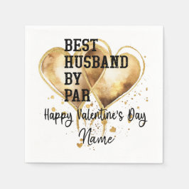 Alla hjärtans till golfer med kärlek.. pappersservett