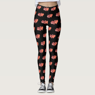 Alla hjärtansdagsstrumpbyxor leggings