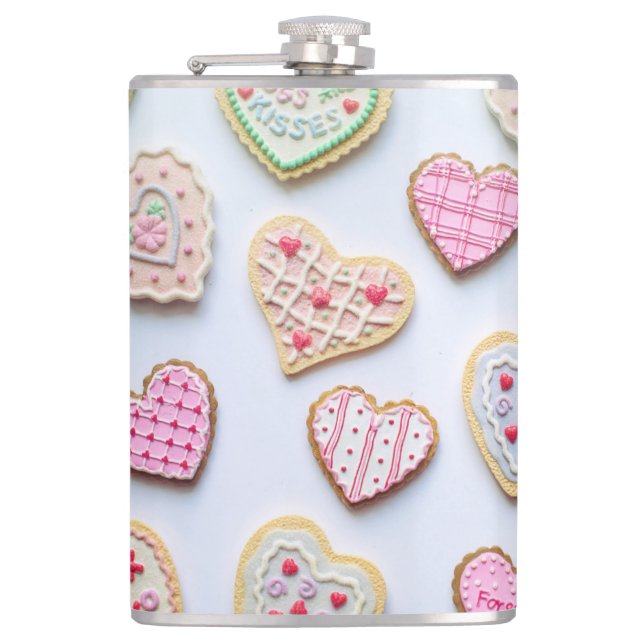 Alla hjärthjärtkakor på hjärtdagen fickplunta (Framsidan)