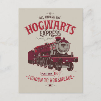 Alla Hogwarts Express Inbjudan Vykort