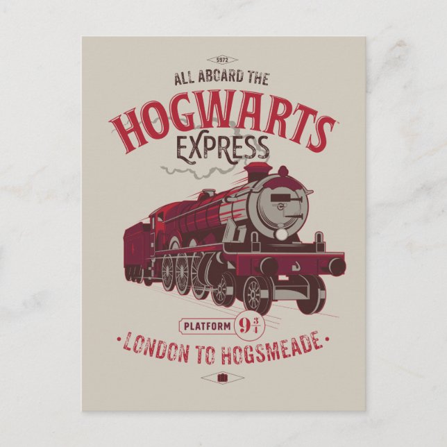 Alla Hogwarts Express Inbjudan Vykort (Framsida)
