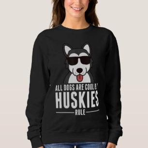 Alla Hundar är Coola men Huskies Hund T Shirt