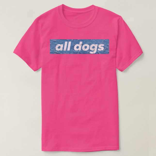 Alla Hundar Jeans T Shirt (Design framsida)