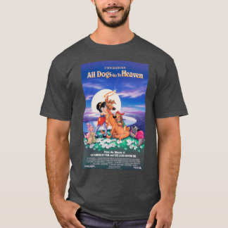 Alla hundar kommer till himlen rolig present t shirt