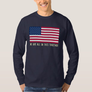 Alla i denna tillsammans amerikanska t shirt