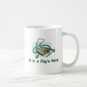 Alla i ett dagsverk kaffemugg