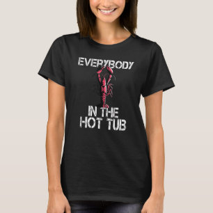 Alla i Hett Tub Kräftor Boil Party T Shirt