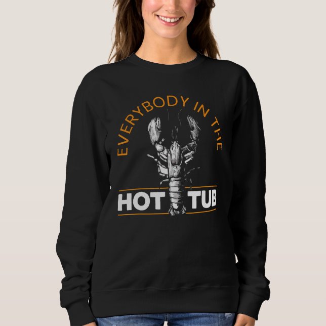 Alla i Hetten Tub Cajun Festival Crayfish C T Shirt (Framsida)
