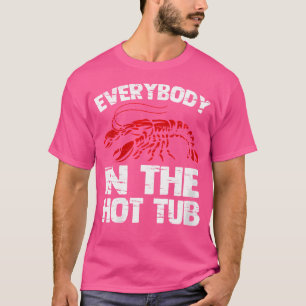 Alla i Hetten TubFunny orsakar Kräftor Bo. T Shirt