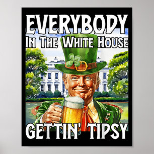 Alla i Vita huset blir trötta. Poster