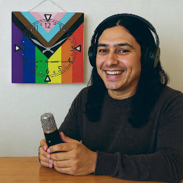 Alla inkluderande fyrkantig klocka