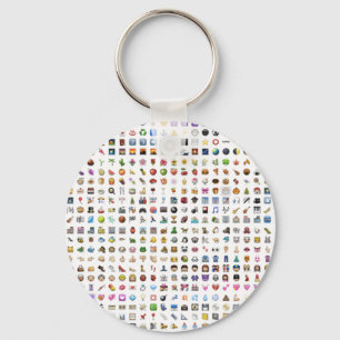 Alla iPhone/iOS-uttryckssymboler Nyckelring