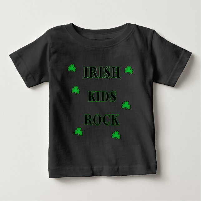 Alla irländska Kids Sten Tee Shirt (Framsida)
