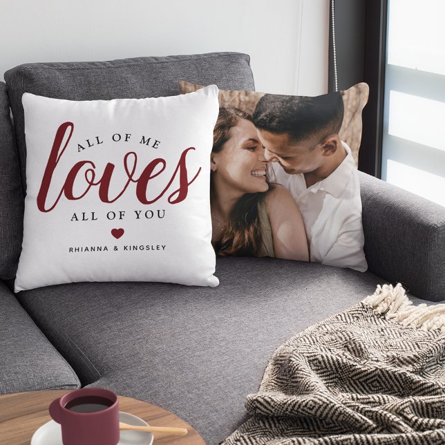 "Alla jag KÄRLEK er alla" Cute Photo Gift Kudde (Skapare uppladdad)