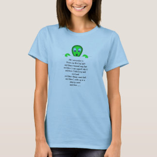 Alla jag minns att isthere var denna stora ligh… t-shirt