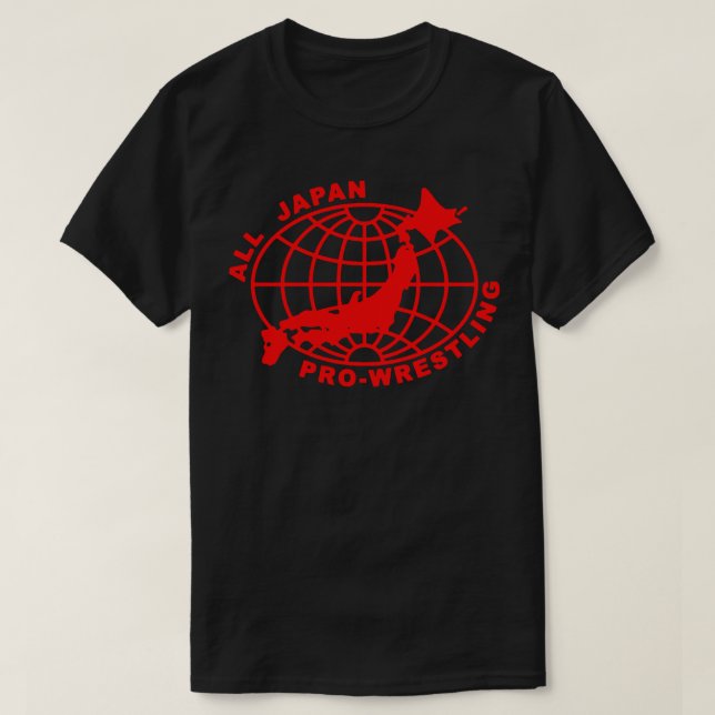 Alla Japan Pro Wrestling Essential T Shirt (Design framsida)