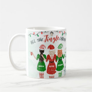 Alla Jingle Dam Sisters Besties-jul Kaffemugg