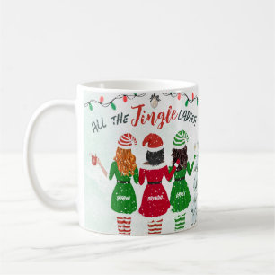 Alla Jingle Dam Sisters Friends jul Kaffemugg