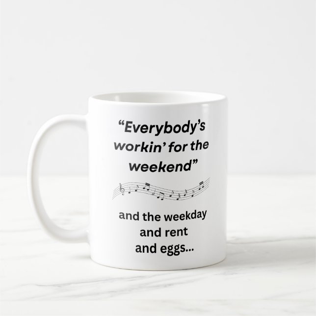 Alla jobbar för Helg Kaffemugg (Vänster)