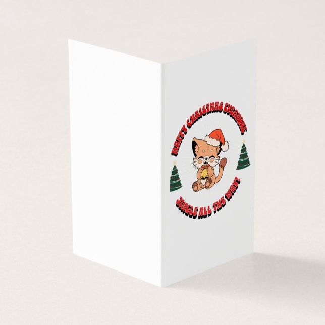 "Alla jul i Lycklig" Kort (Utsida)